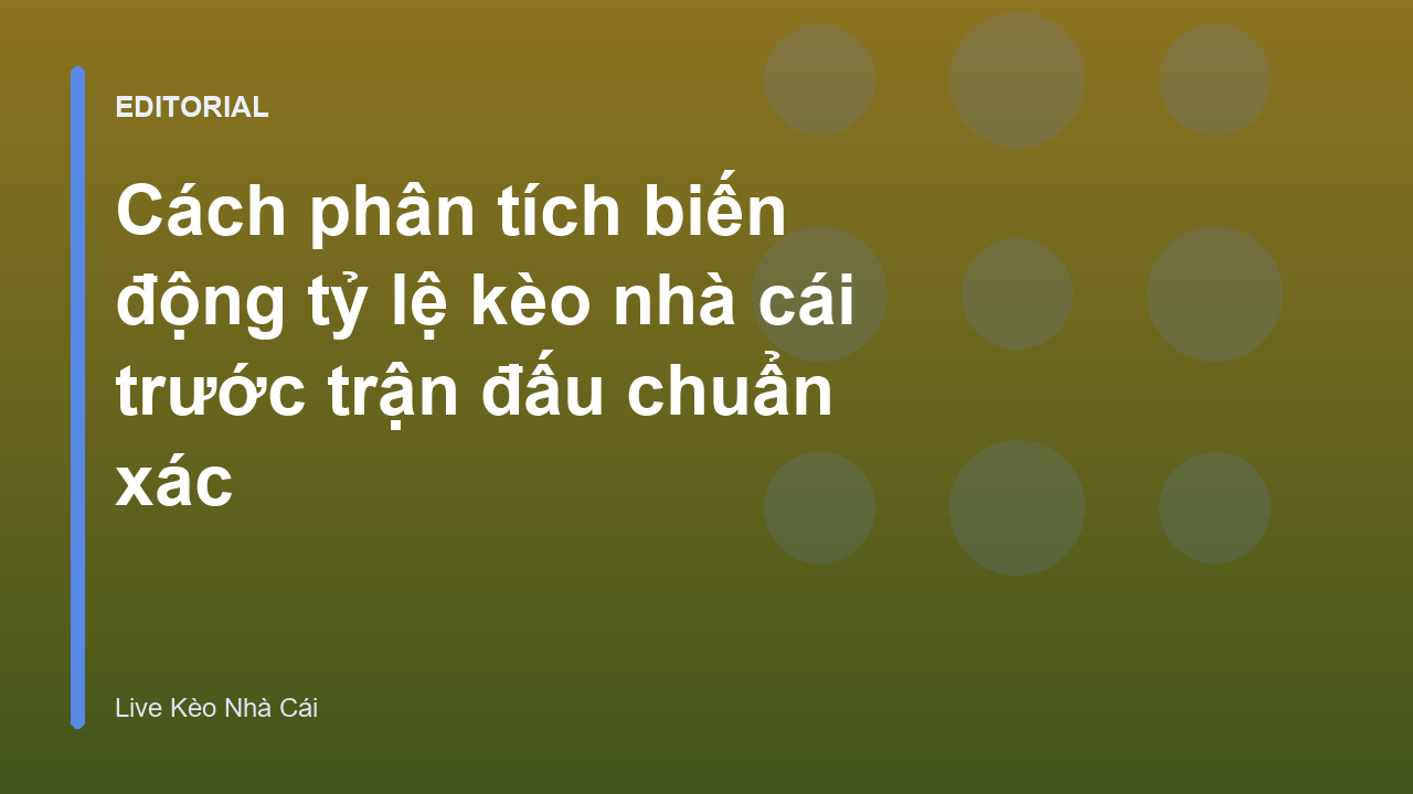 Biểu đồ minh họa biến động tỷ lệ kèo bóng đá
